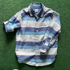 Boys long sleeve button up shirt